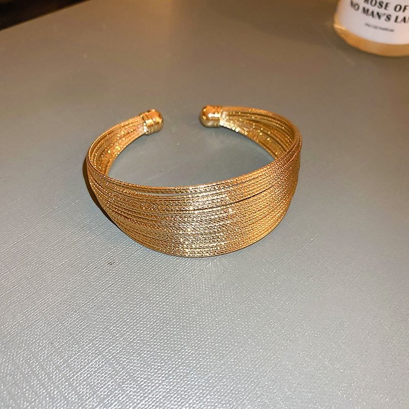 Gold-plated Chunky Bangle